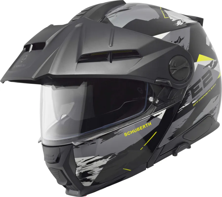 Nejprodávanější Schuberth E2 Trail Přilba černá/šedá/žlutá - XS (53)