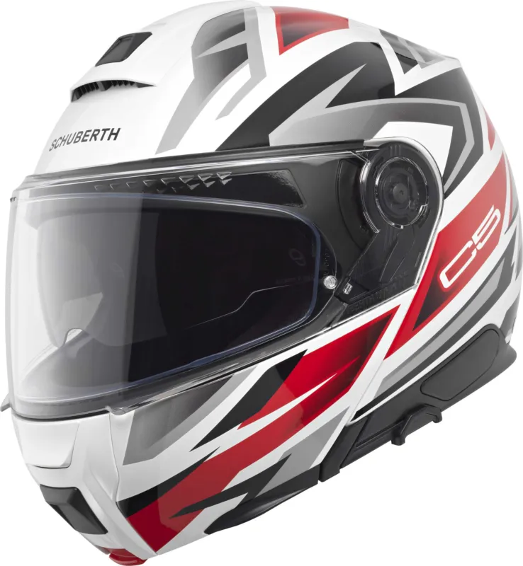 Nejlepší Volba Schuberth C5 Zenith Přilba červená/bílá - XXXL (65)