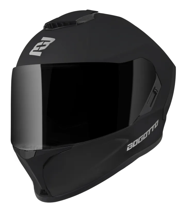Bogotto Phantom Fiberglass Přilba Black Matt - XL Levný