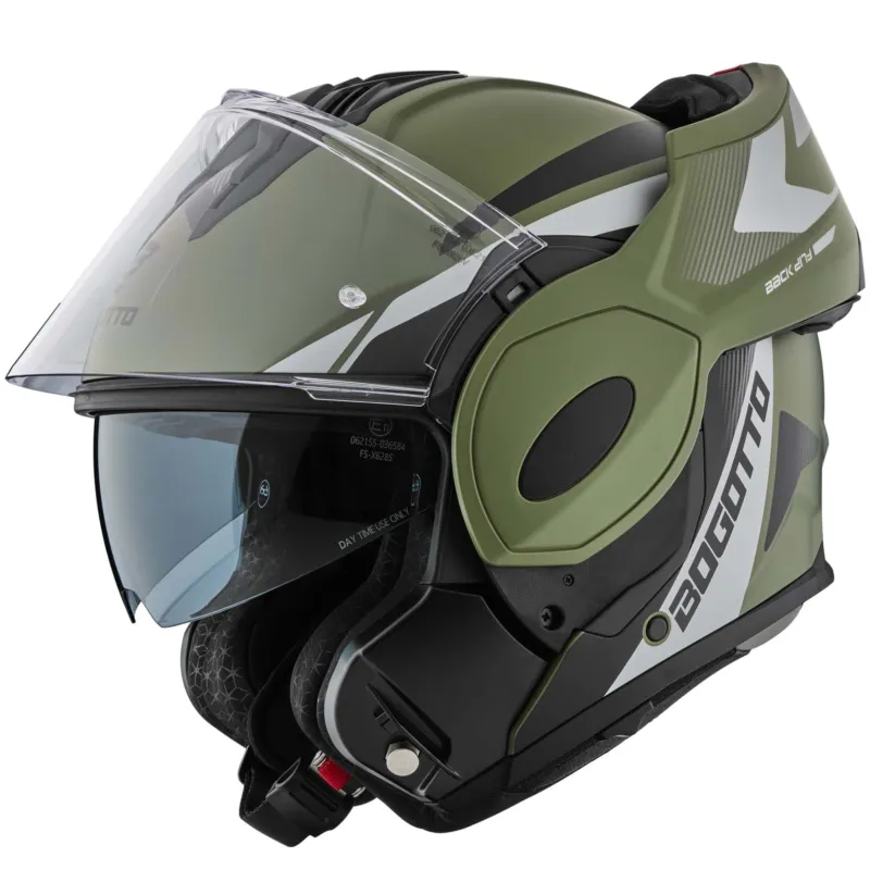 Bogotto FS-X600 Atyr Limited Edition Přilba Vojenský zelený mat - XS Nejprodávanější