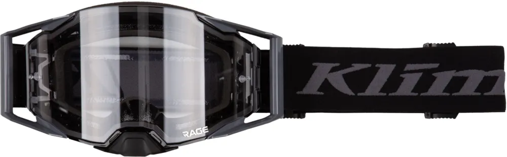 Finální Výprodej Klim Rage Motokrosové brýle Černá/šedá - Klim Rage Motokrosové brýle Černá/šedá ► koupit online na FC-Moto