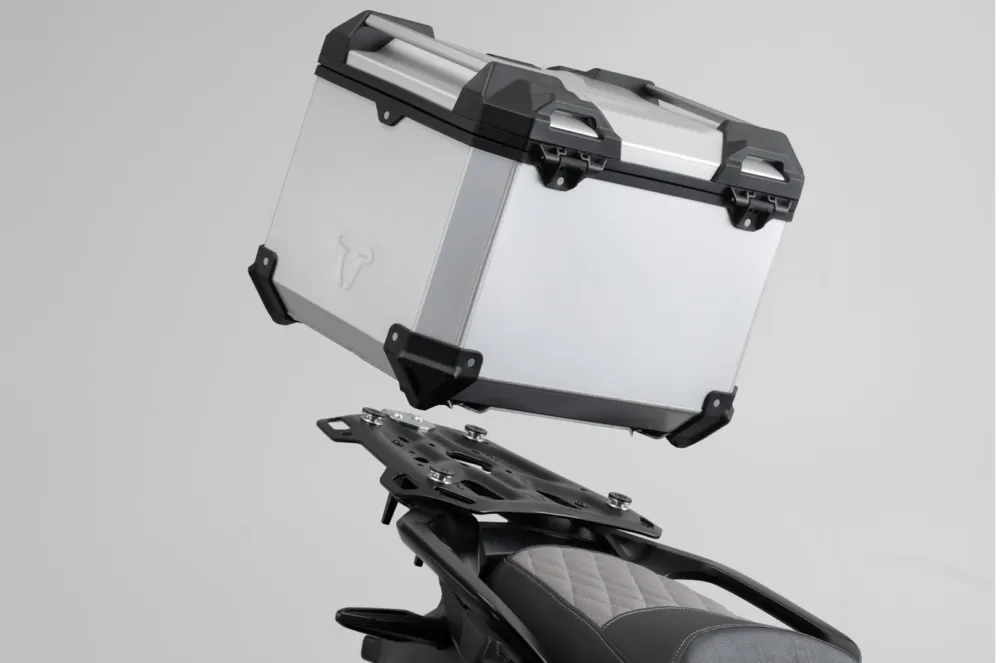 Aktuální SW-Motech TRAX ADV systém horních kufrů - stříbrný. BMW G 310 GS (17-). - SW-Motech