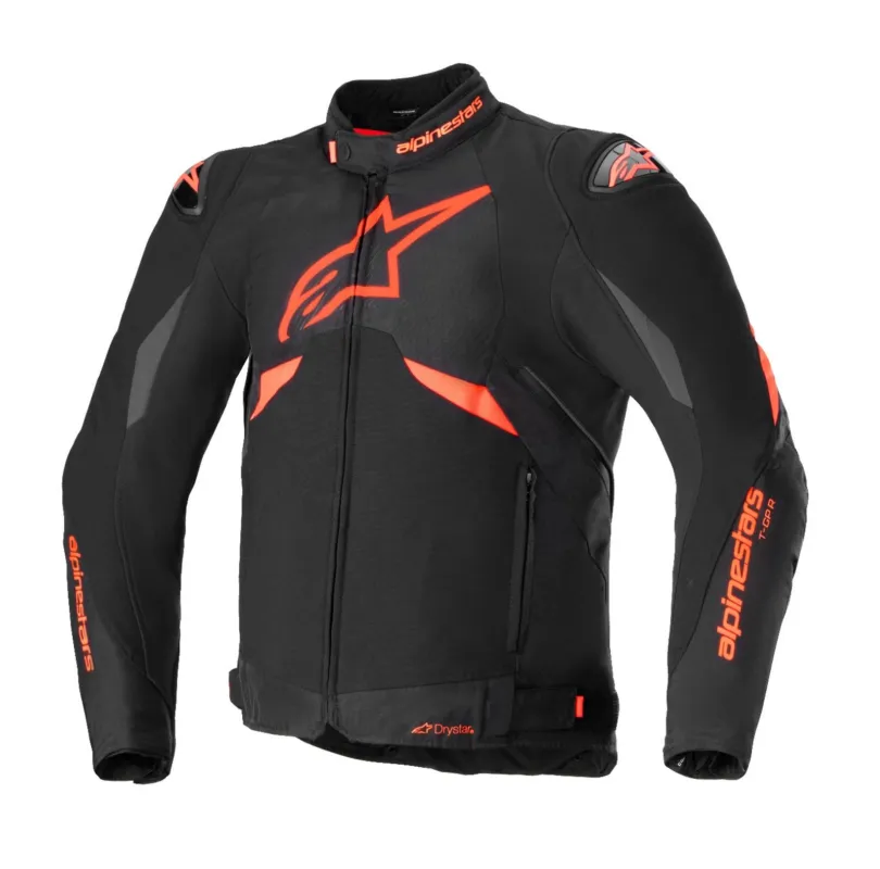 bunda T-GP R 3 DRYSTAR, ALPINESTARS (černá/červená fluo/bílá) 2026 - XL Výprodej