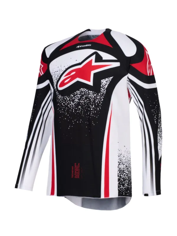 Originální dres TECHSTAR NOMUR, ALPINESTARS (černá/bílá/červená) 2026 - L