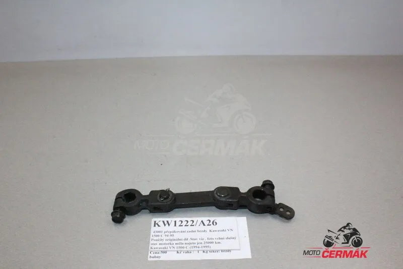 43001 přepákování zadní brzdy Kawasaki VN 1500 C 94-95 Pouze Dnes