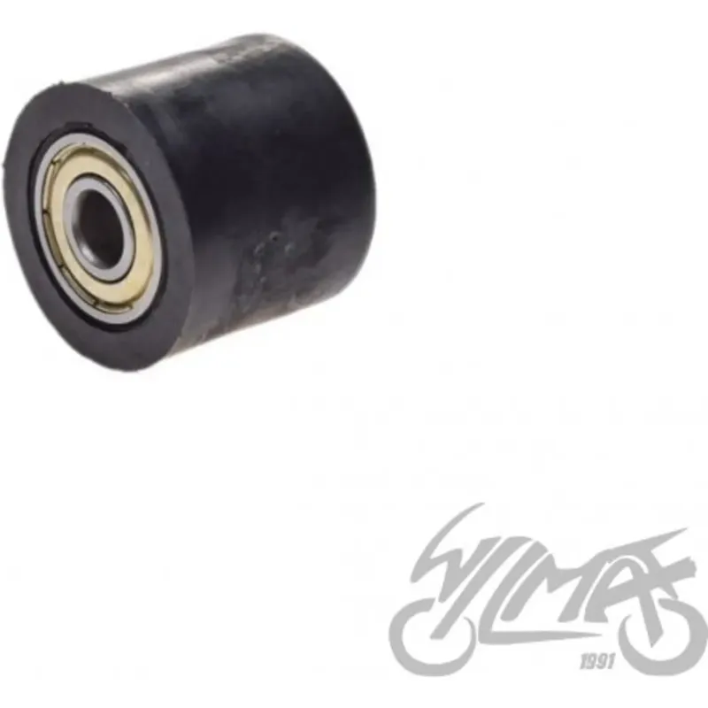 Vysoce Kvalitní Vodicí kladka řetězu, průměr 32 mm, otvor 8 mm, šířka 28 mm, černá, WM Motor
