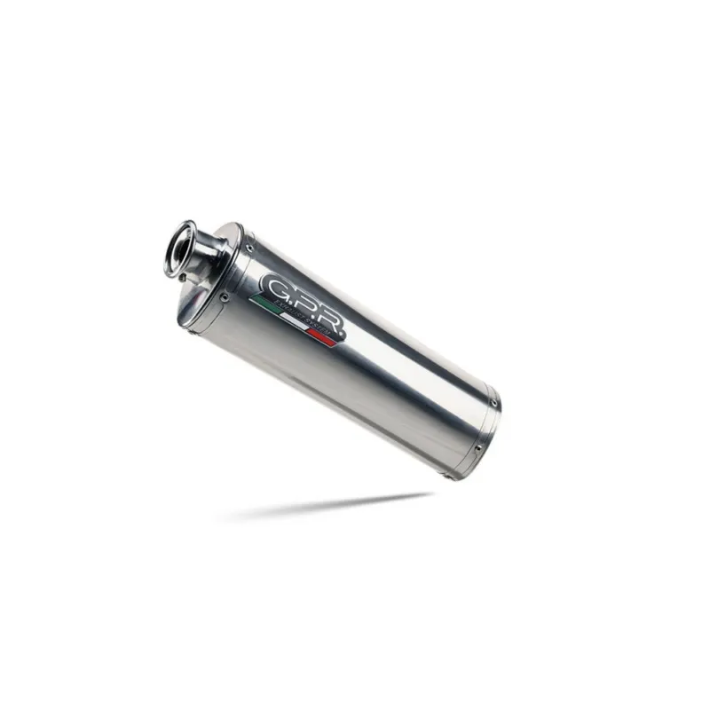 Slip-on exhaust GPR TRIOVAL K.42.TRI Polished Stainless Steel including removable db killer and link pipe Tovární Cena