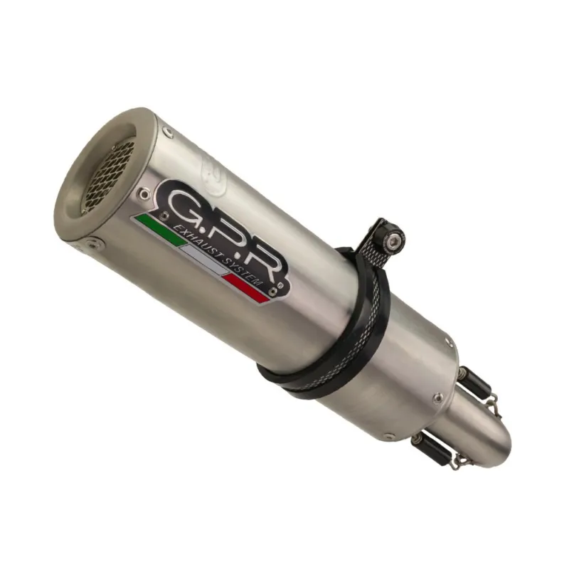 Cenová Bomba Slip-on exhaust GPR M3 K.42.M3.INOX Brushed Stainless steel including removable db killer and link pipe