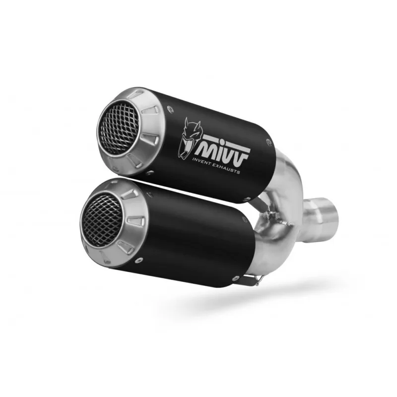 2 koncovky výfuku MIVV MK3 D.040.SM3B Černá ocel Kup Teď